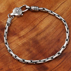 Fortune Jewel Tibetan Double Dorje Om Mani Padme Hum Buddha Swastika Vajra Strength Bracelet