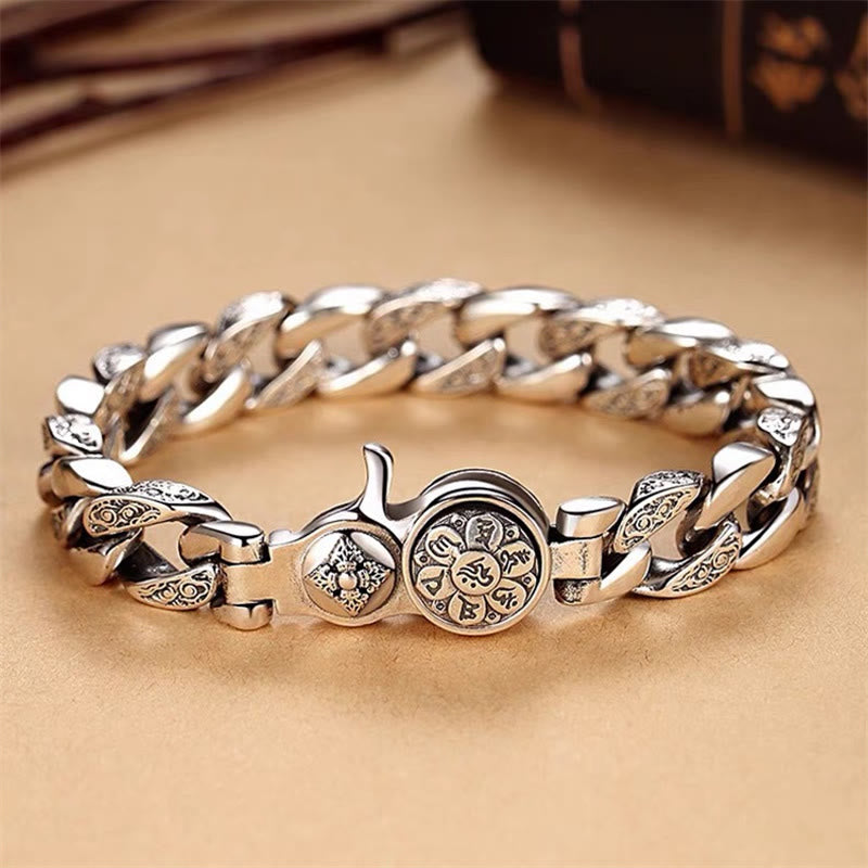 Fortune Jewel Tibet Om Mani Padme Hum Double Dorje Vajra Creativity Bracelet