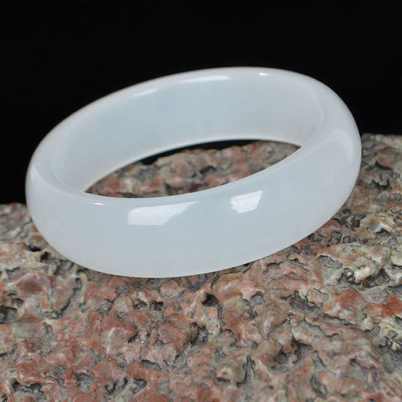 Fortune Jewel Natural Golden Silk Jade Wealth Luck Bracelet Bangle