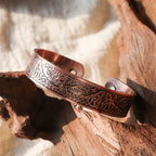 Fortune Jewel Lucky Tree Of Life Balance Magnetic Adjustable Cuff Bracelet Bangle