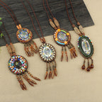 Fortune Jewel Mandala Pattern Beads Creativity Necklace Pendant