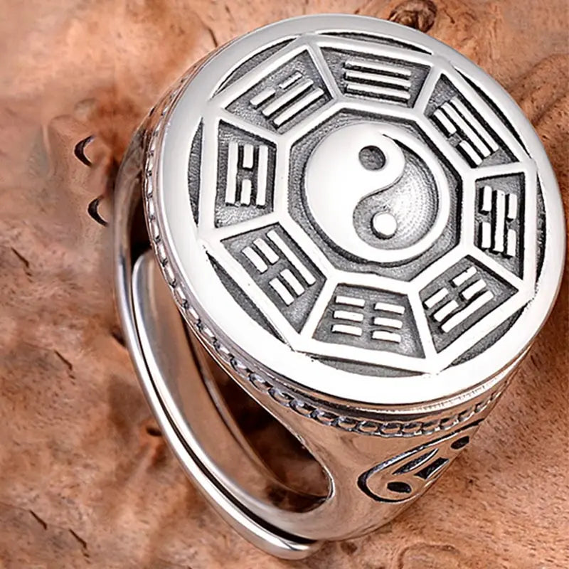 Yin Yang Balance Adjustable Ring Fortune Jewel