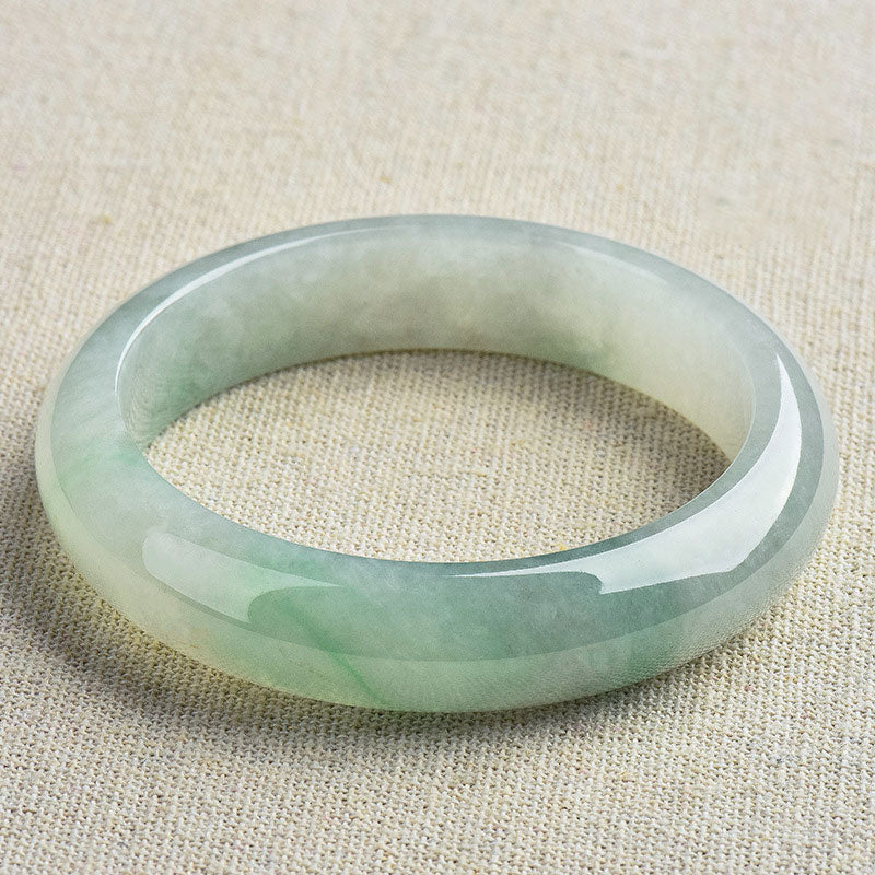 Fortune Jewel Natural Jade Luck Healing Prosperity Bangle Bracelet
