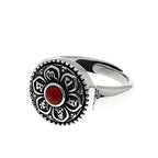Fortune Jewel Tibetan Om Mani Padme Hum Peace Rotatable Ring