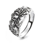 Fortune Jewel Lotus Symbol Koi Fish Enlightenment Ring Fortune Jewel