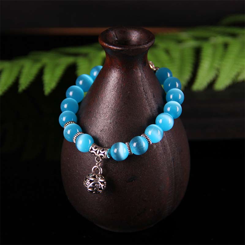 Fortune Jewel Tibetan Cat Eye Lucky Bracelet