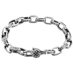 Fortune Jewel 925 Sterling Silver Six True Words Wisdom Calm Bracelet