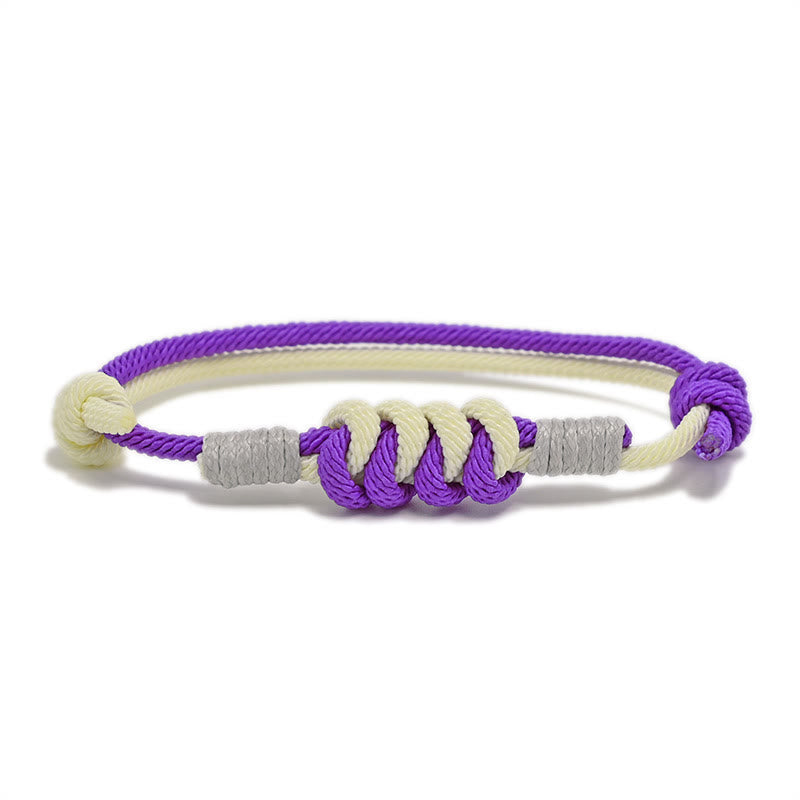 Fortune Jewel Simple Design King Kong Knot Strength Braid String Bracelet
