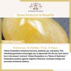 Fortune Jewel Yellow Chalcedony Harmony Positivity Bracelet Bangle