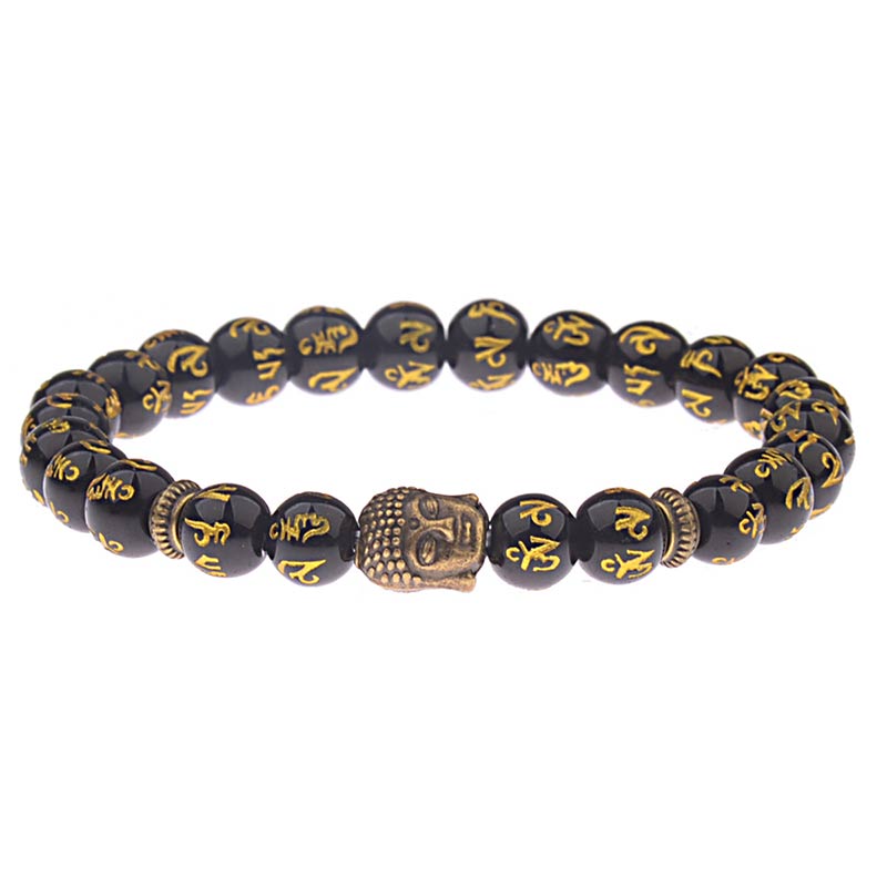 Fortune Jewel Tibetan Buddha Mantra Amulet Bracelet Fortune Jewel
