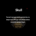 Fortune Jewel 925 Sterling Silver Tibetan Skull Protection Adjustable Ring