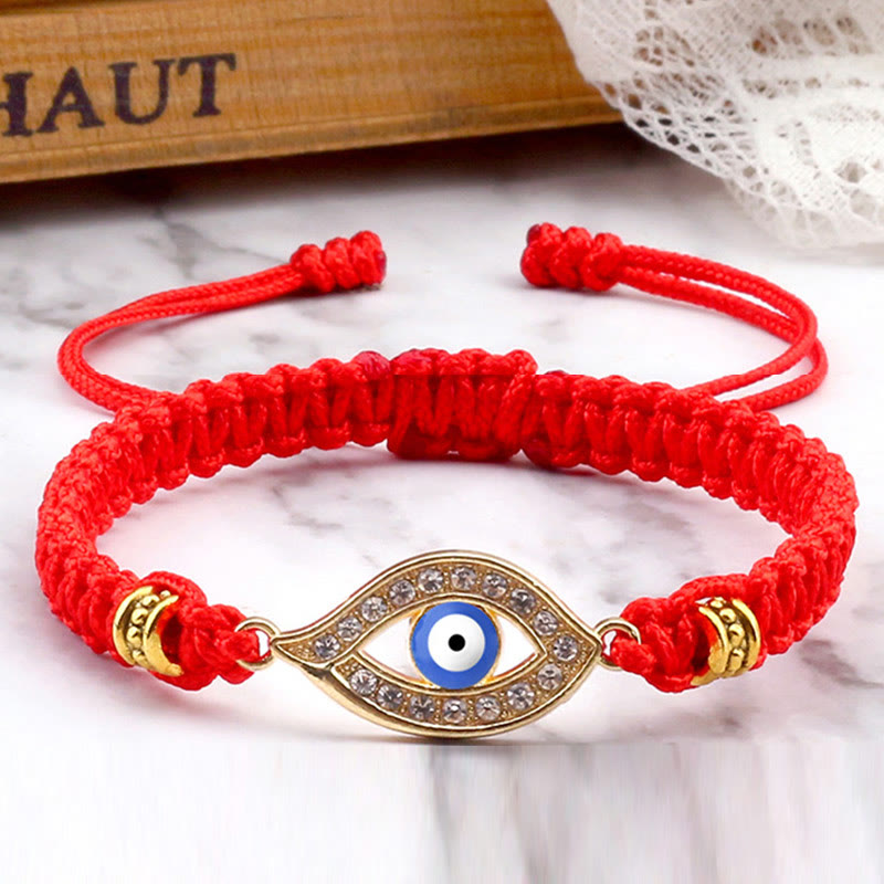 Fortune Jewel Evil Eye Keep Away Evil Spirits String Bracelet