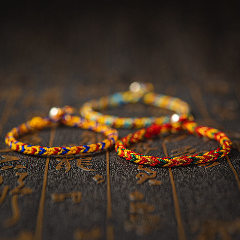 Fortune Jewel "May you be good fortune and success" Lucky Multicolored Bracelet