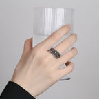 Fortune Jewel Lotus Symbol Koi Fish Enlightenment Ring Fortune Jewel