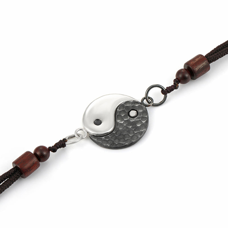 Fortune Jewel 990 Sterling Silver Yin Yang Balance Harmony Necklace Pendant Fortune Jewel