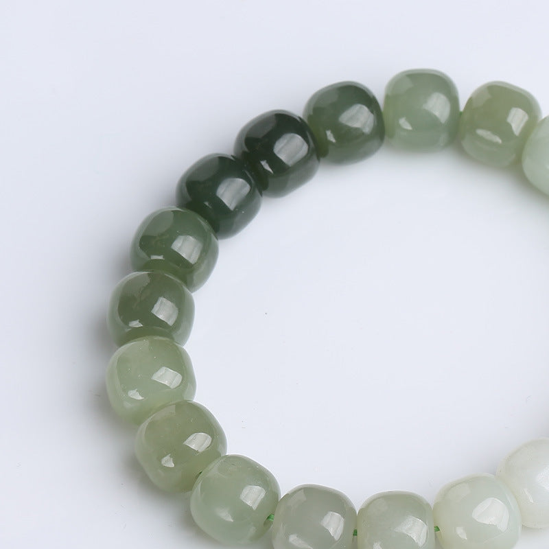 Fortune Jewel Gradient Jade Luck Blessing Bracelet