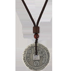 Fortune Jewel Bagua Yin Yang Copper Coin Star Balance Energy Necklace Pendant Fortune Jewel