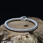 Fortune Jewel Simple Circle Pattern Design Luck Chain Bracelet