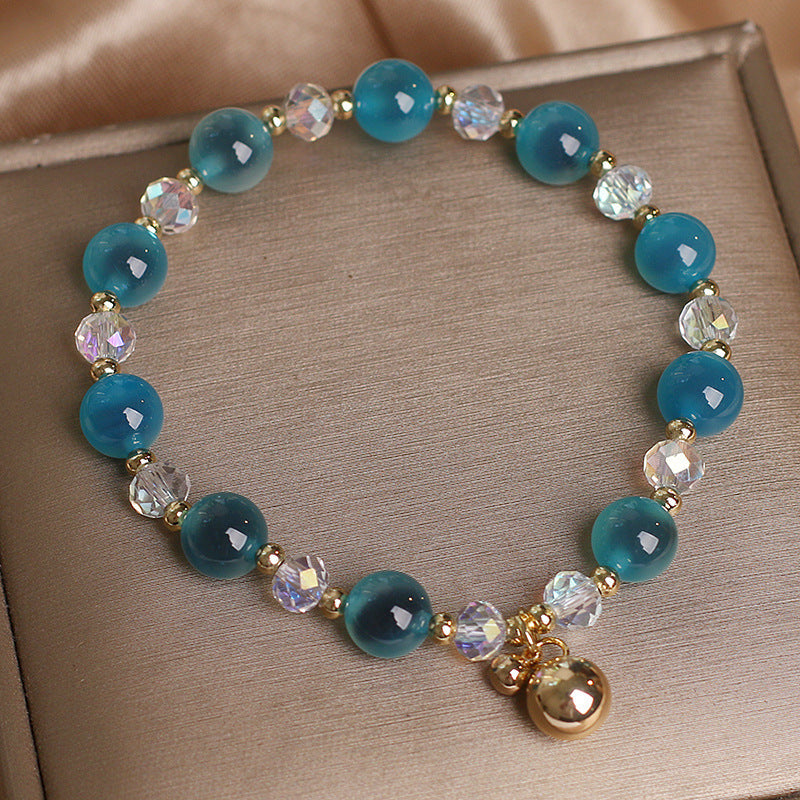 Fortune Jewel Candy Agate Healing Harmony Bead Charm Bracelet