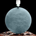 Fortune Jewel Kwan Yin Avalokitesvara Jade Abundance String Necklace Pendant Fortune Jewel