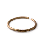 Fortune Jewel Rustic Design Copper Balance Adjustable Cuff Bracelet