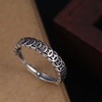 Fortune Jewel Vintage Copper Coin Design Luck Adjustable Ring