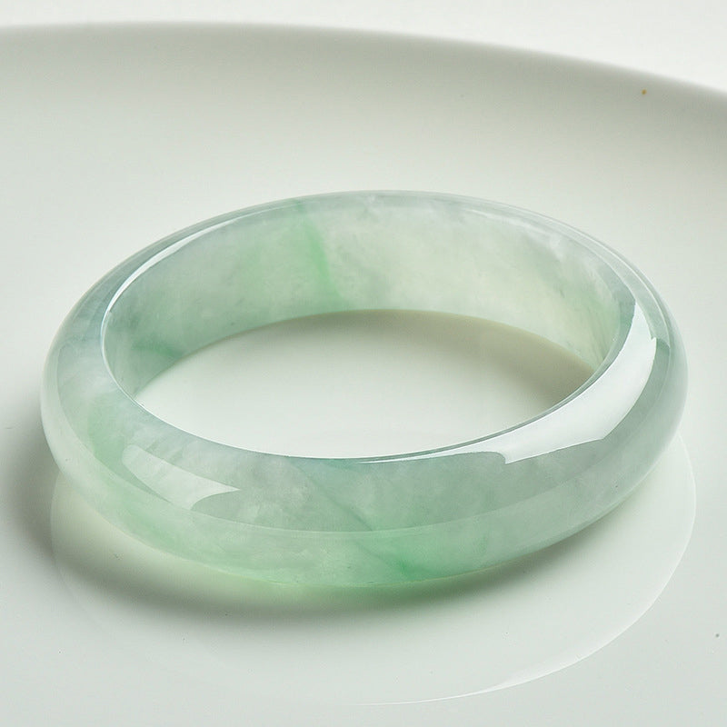 Fortune Jewel  Natural Jade Prosperity Wealth Luck Bangle Bracelet