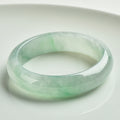 Fortune Jewel  Natural Jade Prosperity Wealth Luck Bangle Bracelet