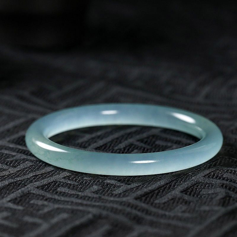 Fortune Jewel Natural Jade Healing Blessing Bangle Bracelet