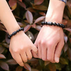 Fortune Jewel Soul Cleansing Black Obsidian Phoenix Dragon Bracelet