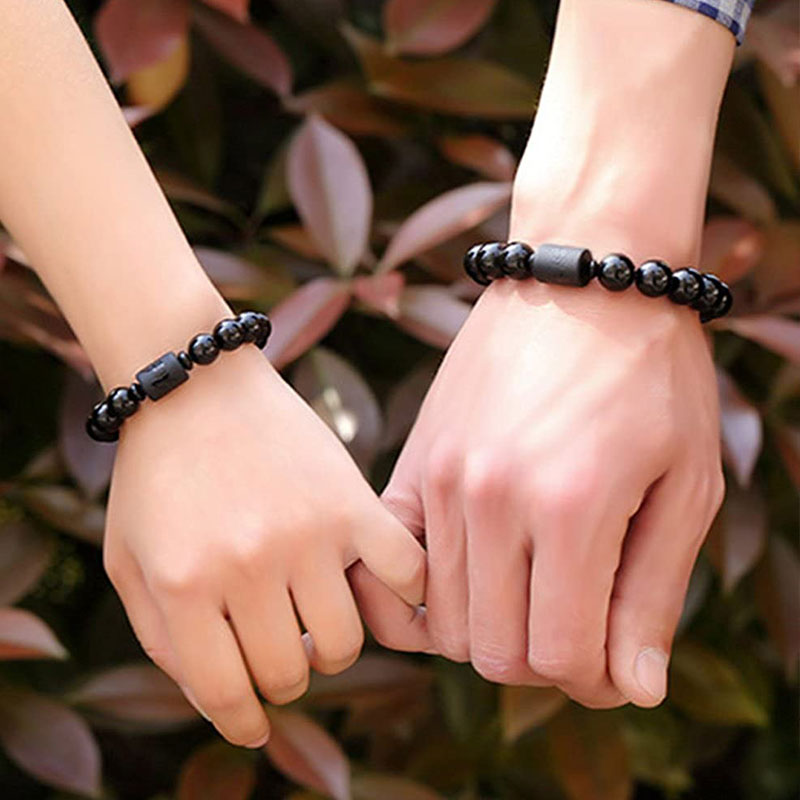 Fortune Jewel Soul Cleansing Black Obsidian Phoenix Dragon Bracelet