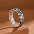 Fortune Jewel Vintage Auspicious Clouds Pattern Luck Ring