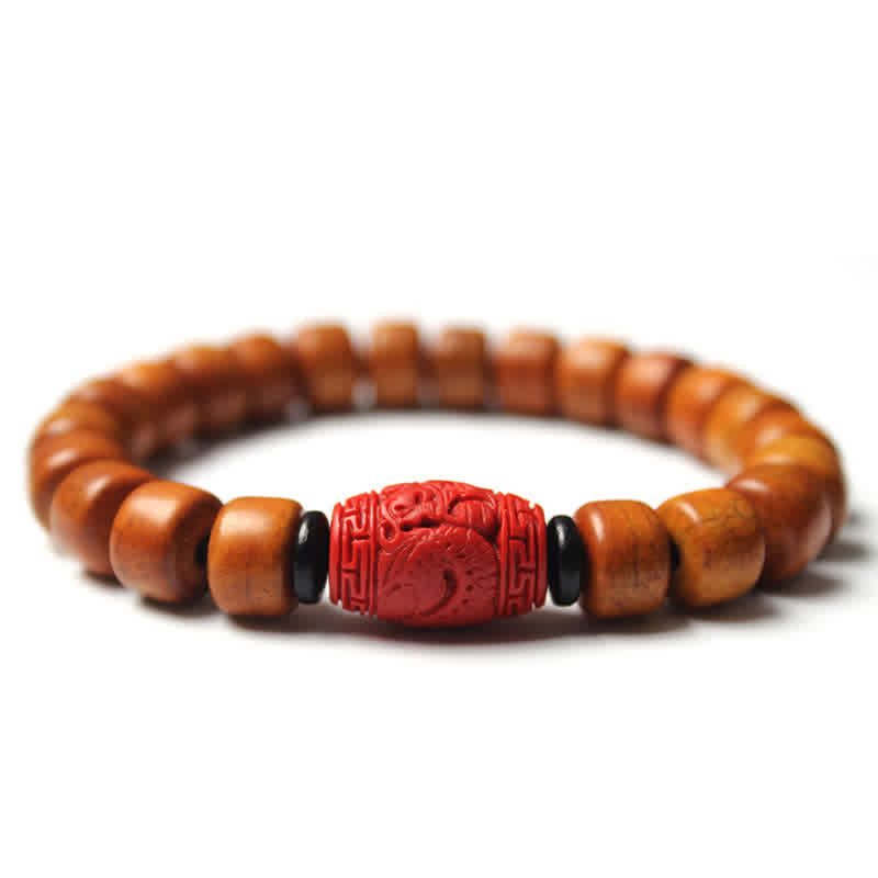 Fortune Jewel Tibetan Bone Beads Om Mani Padme Hum Strength Bracelet