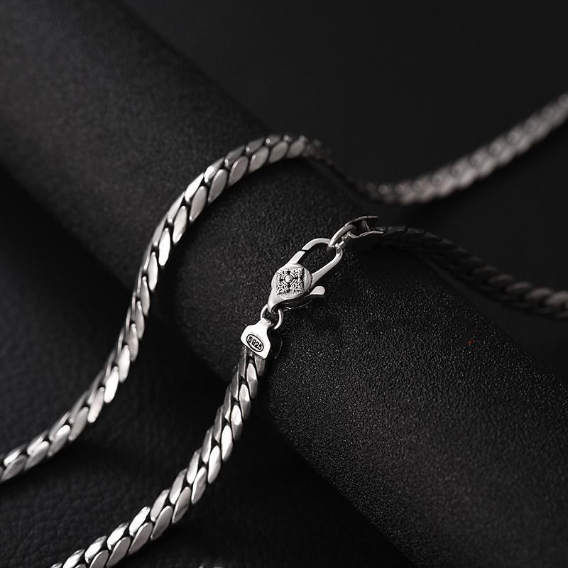 Fortune Jewel Double Dorje Vajra Strength Punk Copper Chain Bracelet Necklace