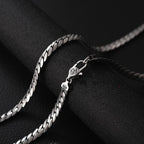 Fortune Jewel Double Dorje Vajra Strength Punk Copper Chain Bracelet Necklace