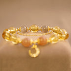 Fortune Jewel Blessed Moon Citrine Abundant Energy Bracelet