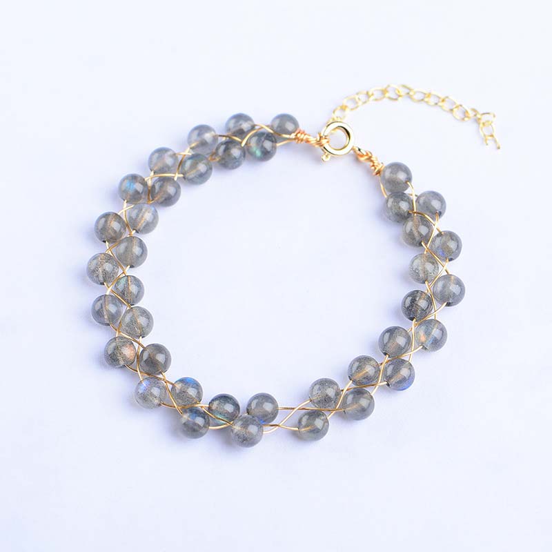 Fortune Jewel Natural Moonstone Love Blessing Bracelet