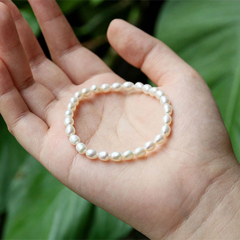 Fortune Jewel Natural Pearl Healing Beaded Bracelet