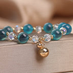 Fortune Jewel Candy Agate Healing Harmony Bead Charm Bracelet
