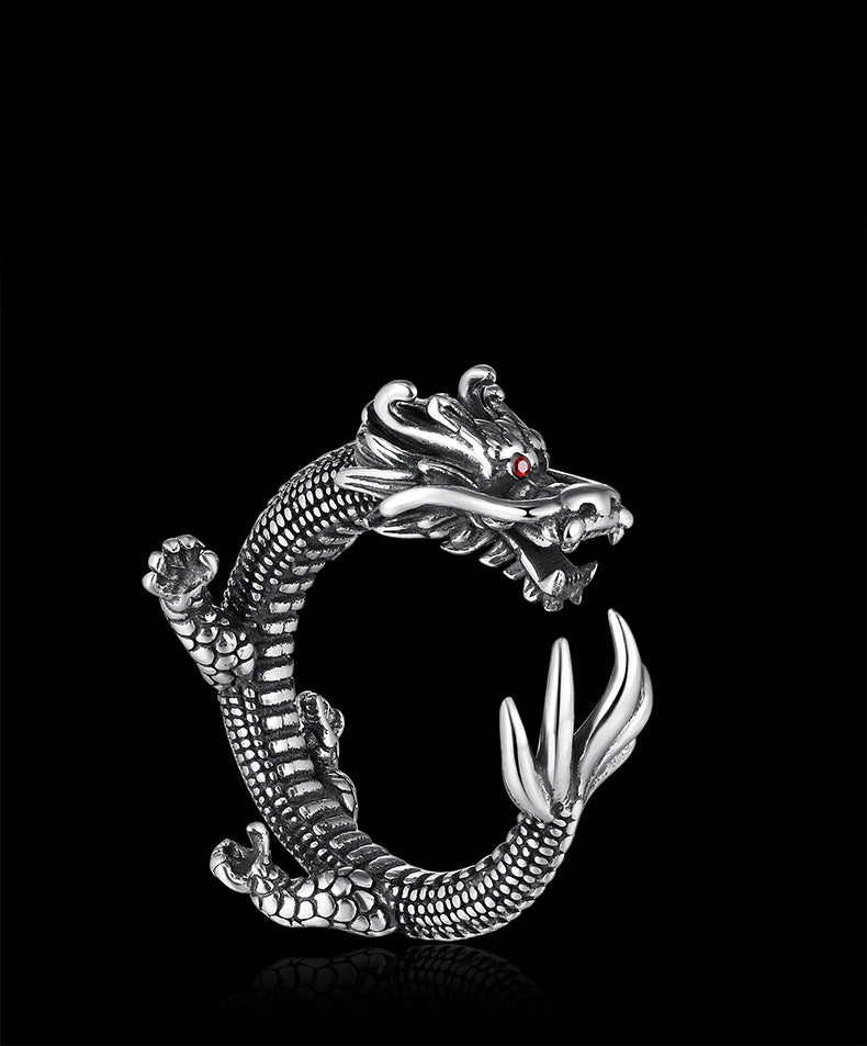Buddha3bodhi 925 Silver Dragon Ring for Men