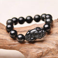 Fortune Jewel FengShui PiXiu Obsidian Wealth Bracelet