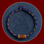 Fortune Jewel Tibet Handmade Chinese Zodiac Natal Buddha Luck Strength Braided String Bracelet