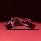 Fortune Jewel Handcrafted PiXiu Cinnabar Wealth Luck Braided Bracelet
