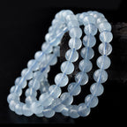 Fortune Jewel Natural Aquamarine Peace Healing Bracelet