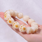 Fortune Jewel Cute Cat Paw Claw Bodhi Seed Peace Bracelet