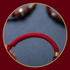 Fortune Jewel 925 Sterling Silver Tibet Handmade Om Mani Padme Hum Luck Protection King Kong Knot Braided Bracelet - Fortune Jewel