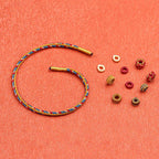 Fortune Jewel Handmade Dunhuang Color Luck Braid String Bracelet