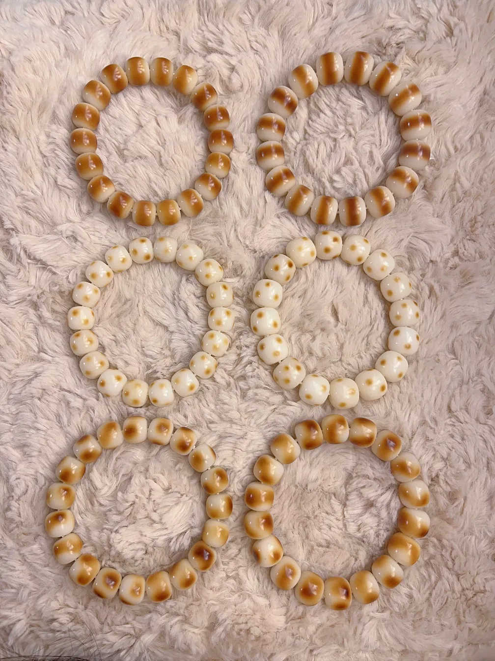 Charcoal Burned Series Bodhi Bracelets