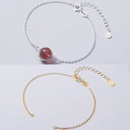 Fortune Jewel 925 Sterling Silver Semi-finished Chain Blessing Bracelet