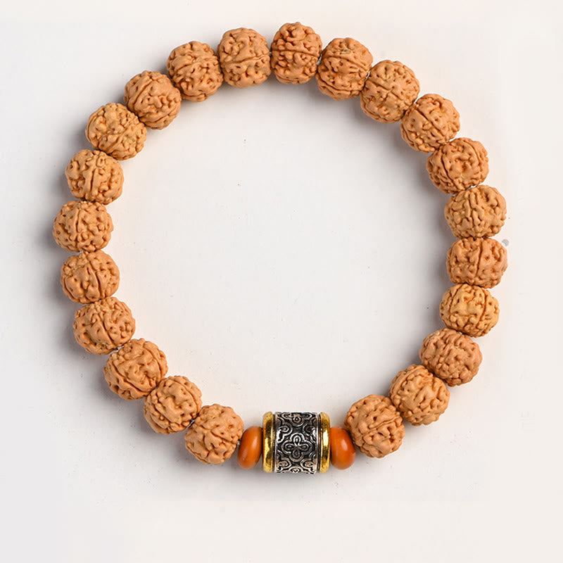 Fortune Jewel Tibet Rudraksha Bodhi Seed Wealth Auspiciousness Bracelet